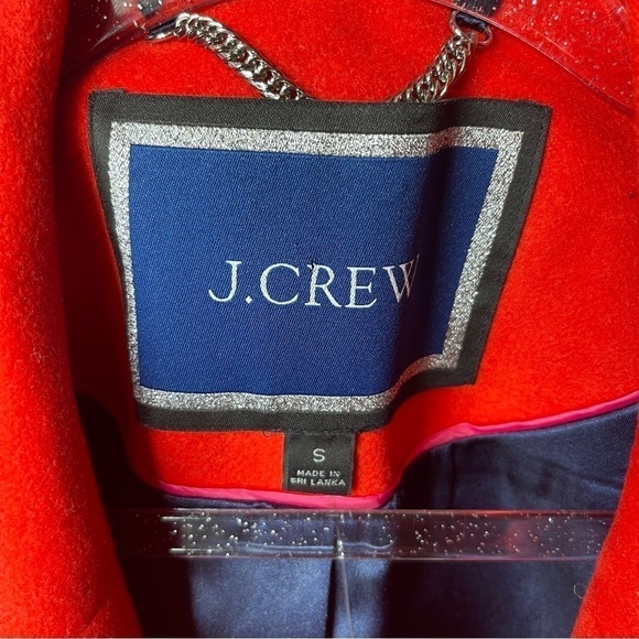 NWT J Crew Blazer Coat Italian Wool Cashmere Blend size Small - Picture 8 of 15